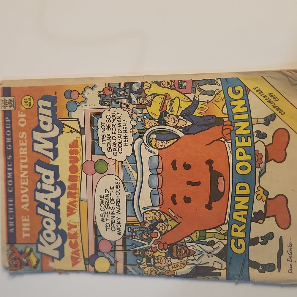 Vintage Kool-Aid Man Wacky Warehouse Comic Book